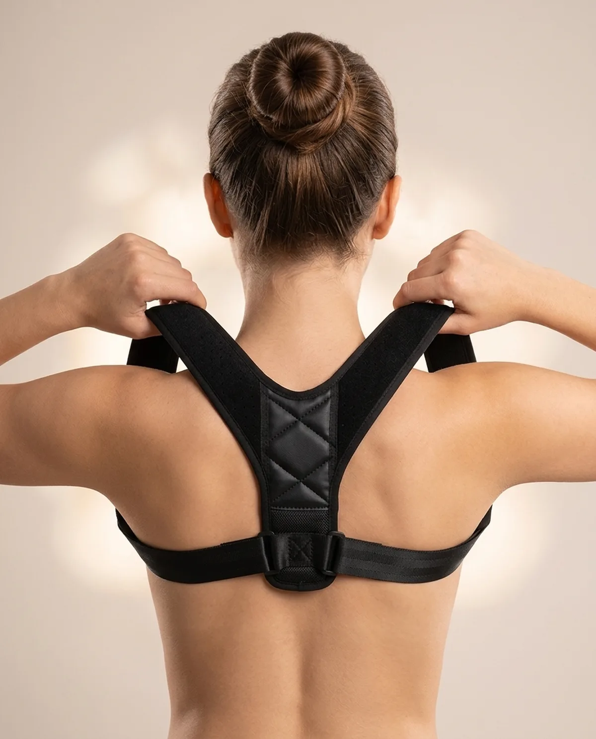Slipping the posture cue on over the shoulders
