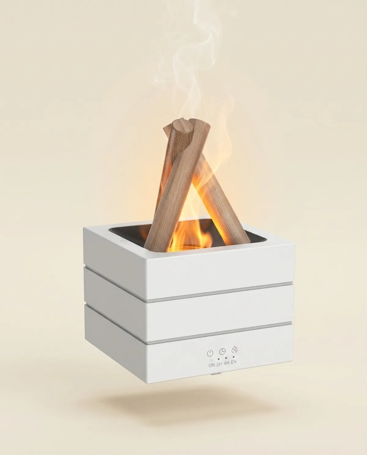 The sleek white diffuser on a clean background